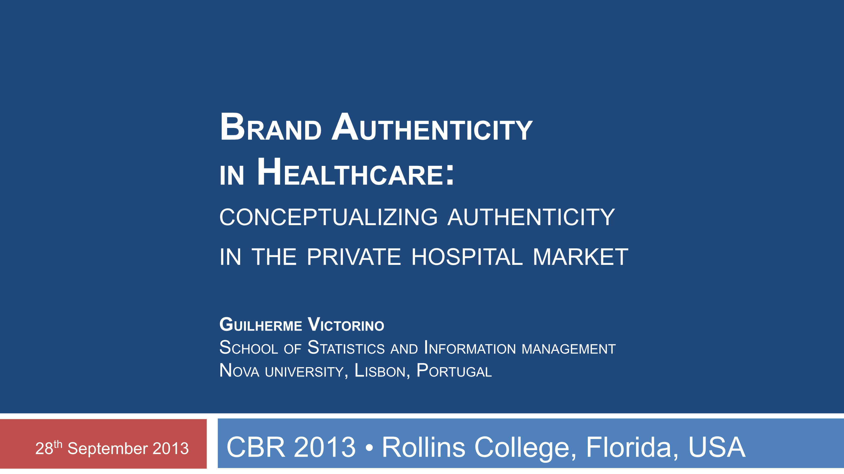 presentation icbr 2013